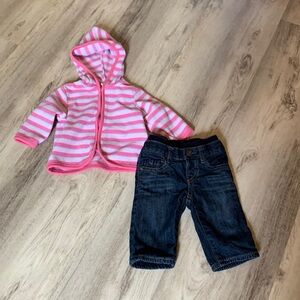 Baby girls size 0 to 3 months winter outfit